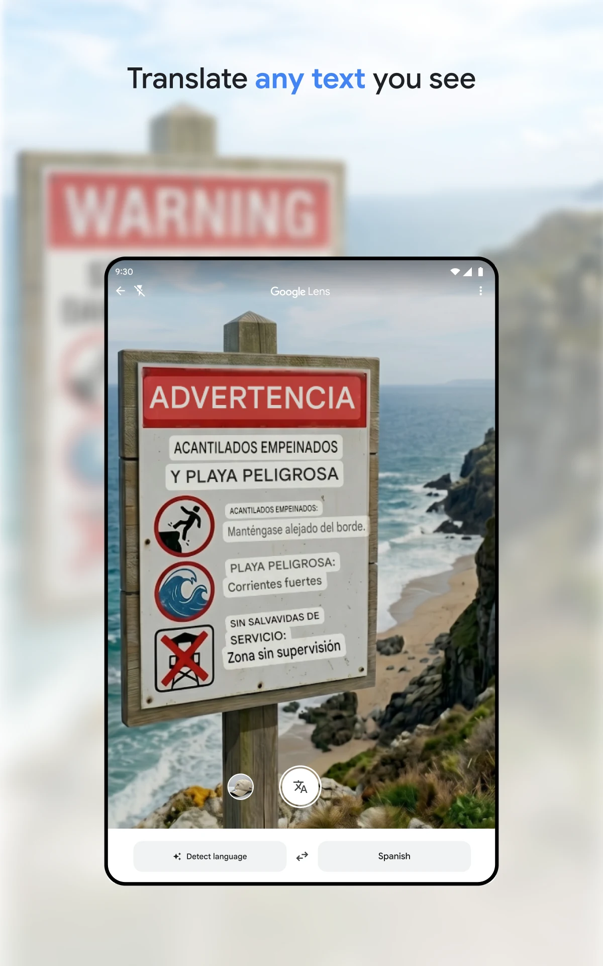 Google Translate screenshot