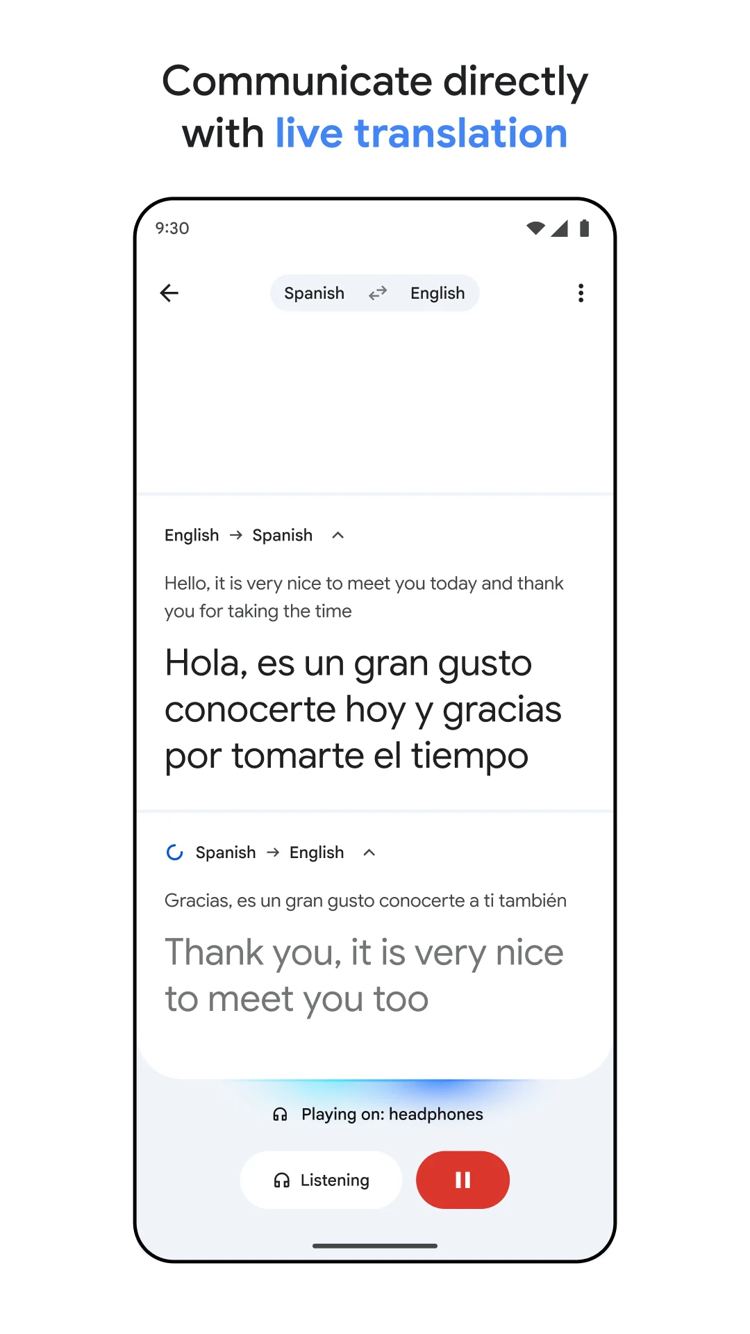Google Translate screenshot